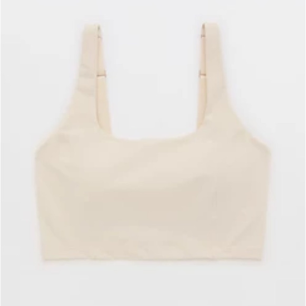 Offline by aerie the hugger square neck longline sports bra